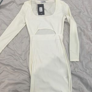 Fashion Nova  - White Cut out mini dress